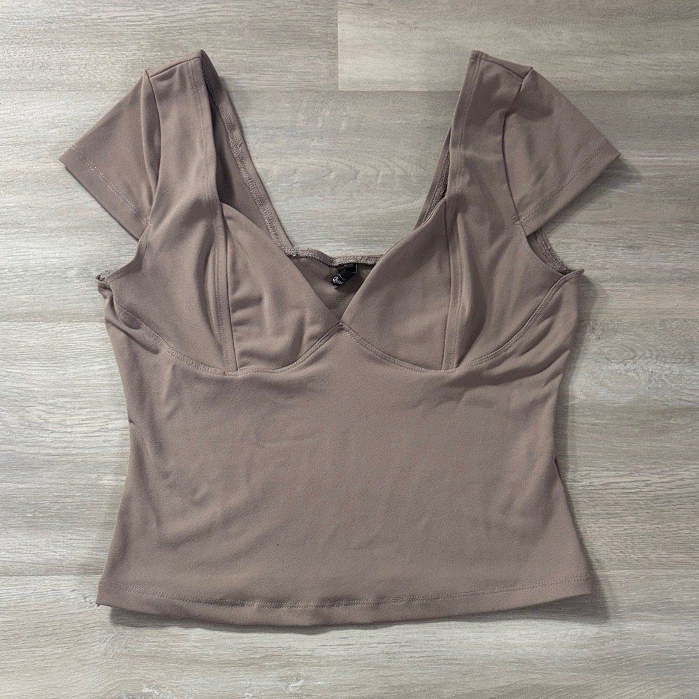Tan Going Out Top